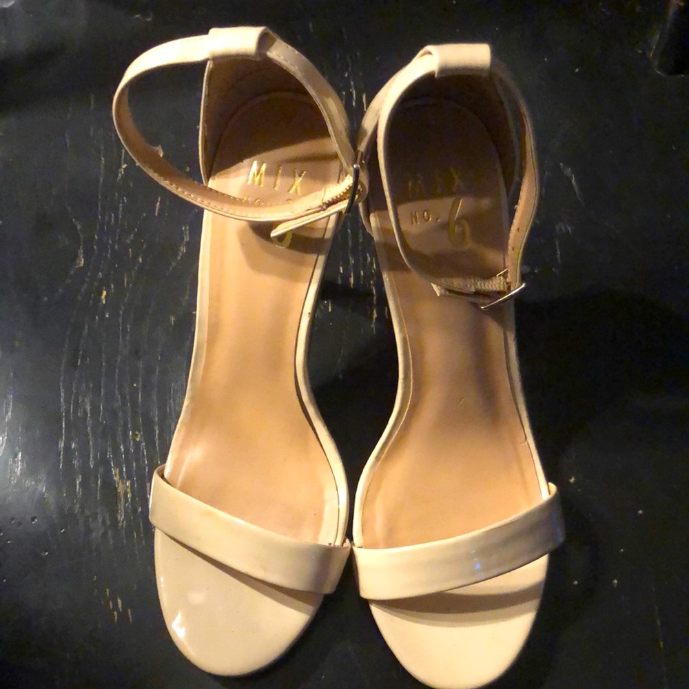 Mix No. 6 Open Toe Ankle Strap‎ Heels